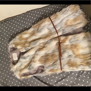Faux Fur Girls Vest